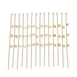 Bracciale con ciondolo in acciaio inossidabile 304 per donna&nbsp;BJEW-F436-G