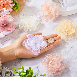 6 Uds. Accesorios de adorno de organza de 6 colores&nbsp;DIY-TA0006-50A