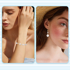 24 pz 12 stili perline di conchiglia d'acqua dolce naturale&nbsp;SHEL-TA0001-42