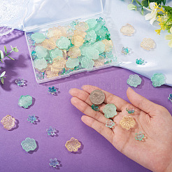 100 шт. 4 вида прозрачных стеклянных колпачков для запекания&nbsp;DGLA-TA0001-46