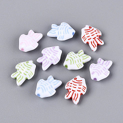 Непрозрачные акриловые бусины&nbsp;SACR-T017-82M