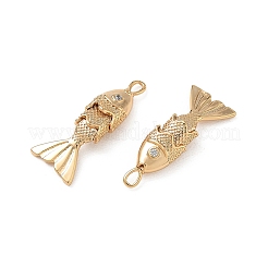 Pendentifs en laiton Shegrace avec micro-pavé de zircone cubique transparente&nbsp;XGRQ4G826-690G
