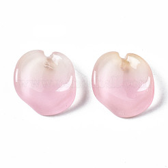Zweifarbige sprühlackierte Glasanhänger&nbsp;GLAA-N042-003-D02