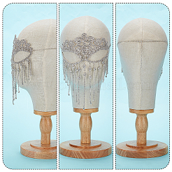 1шт. головной убор из сплава маскарадные маски&nbsp;AJEW-GA0008-17P