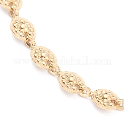 Bracciali a maglie in acciaio inossidabile 304 con placcatura sotto vuoto pvd&nbsp;BJEW-O185-03G