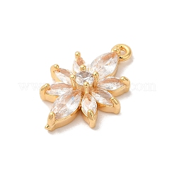 Pendentifs en laiton zircon cubique transparent&nbsp;KK-M294-07G-03