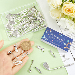 60шт 6 стиля подвески из сплава в тибетском стиле&nbsp;TIBE-SC0001-98