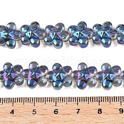 Стеклянные бусины с гальваническим покрытием &nbsp;EGLA-T028-02Q