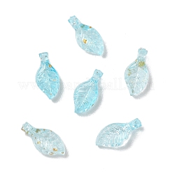 Colgantes de acrílico transparente y lámina de oro&nbsp;AC-CBAF9C1-04A-07