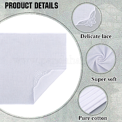 3 шт. хлопковый носовой платок&nbsp;AJEW-CP0010-02B