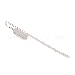 Marque-pages ovales en fer estampé&nbsp;AJEW-B032-01A-P