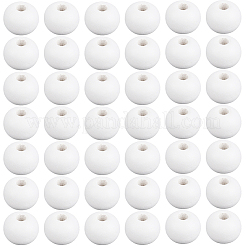 600 pièces de perles en bois naturel teint&nbsp;WOOD-PA0001-68A