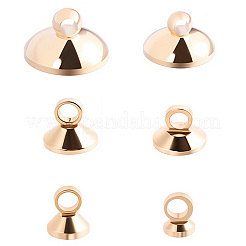 120 шт. 6 стиля латунные бусины-шайбы для подвески&nbsp;DIY-SP0004-25LG