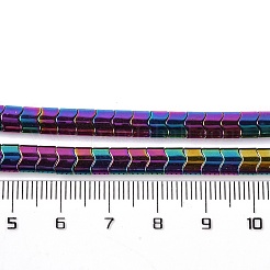 Fili di perline di ematite sintetica non magnetica elettrolitica&nbsp;G-Q174-01D