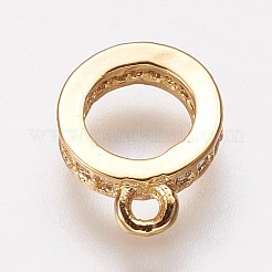 Staffe per tubi in ottone cubic zirconia&nbsp;KK-P134-64