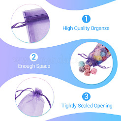 50 шт. мешочки из органзы для хранения ювелирных изделий&nbsp;OP-TA0001-16A