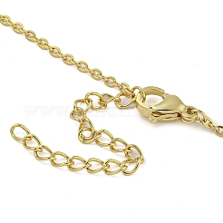 Ожерелья с подвеской в виде кошки из латуни с микро-паве и прозрачным кубическим цирконием для женщин&nbsp;NJEW-Z042-01G-01