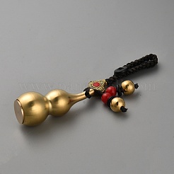 Decoraciones colgantes de latón de calabaza feng shui&nbsp;HJEW-WH20002-01B