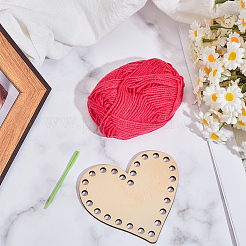 DIY Herz-Holz-Strickwebstuhl-Kits&nbsp;DIY-CY0003-10B