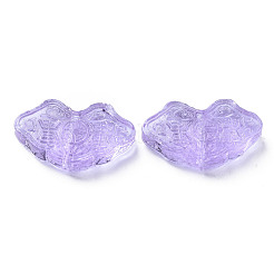 Perle di lampwork irregolari fatte a mano trasparenti&nbsp;LAMP-T017-11E