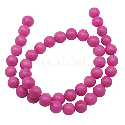 Abalorios de jade natural de mashan hebras&nbsp;X-DJAD-8D-30