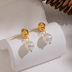 Овальные серьги-гвоздики из нержавеющей стали 304&nbsp;NE0057