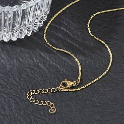 Collane con catena a maglie Boston in acciaio inossidabile 304 da 1.2 mm&nbsp;NJEW-D328-01G-04