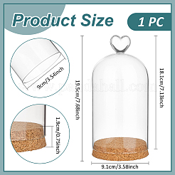 Стеклянный купол&nbsp;AJEW-WH0604-68D