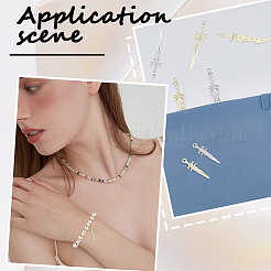 32 шт. 8 стильные стойки с покрытием из сплава большие подвески&nbsp;FIND-SC0007-25