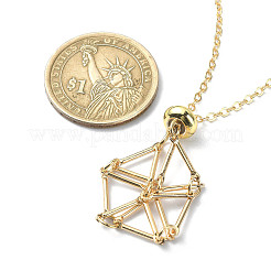 Мешочек макраме из нержавеющей стали&nbsp;NJEW-TA00121-01