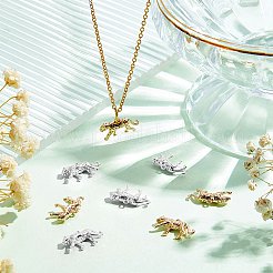 10 шт. 2-х цветные латунные подвески&nbsp;KK-BBC0021-80