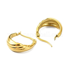 Orecchini a cerchio in acciaio inossidabile 304&nbsp;EJEW-K271-02B-G