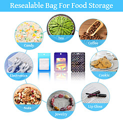 40 шт. 4-х видов пластиковый пакет с застежкой-молнией&nbsp;OPP-TA0001-10B