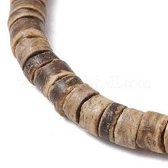 Bracelets en perles de noix de coco avec tortues de mer et étoiles de mer&nbsp;BJEW-JB11882-04