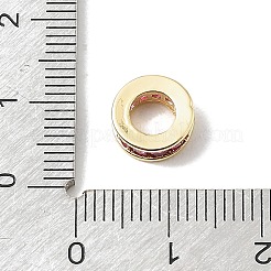 Zirconia cúbica de latón micro pavé abalorios europeas&nbsp;CU-CBA389D-05G-02