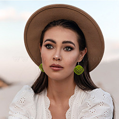 Набор для самостоятельного изготовления филигранных деревянных сережек-подвесок&nbsp;DIY-TA0009-69