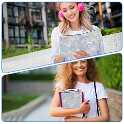 1 шт. полиэстеровая обложка для книг&nbsp;AJEW-CP0009-74C