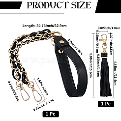 1 шт. цепочки для кошелька из сплава искусственной кожи&nbsp;DIY-CL0002-25A