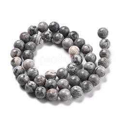 Натуральный камень-карта / камень пикассо / нити из бисера пикассо&nbsp;G-G047-8mm