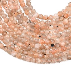 Natürliche sunstone Perlen Stränge&nbsp;G-RM250104-C1