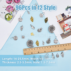 96шт 12 подвески в тибетском стиле&nbsp;FIND-DC0004-08