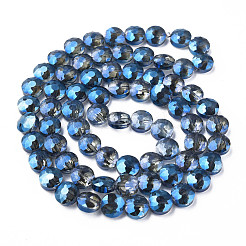 Гальванизируйте прозрачное стекло бисер нитей&nbsp;EGLA-N002-38-F03