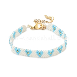 Braccialetti di perline di vetro per le donne&nbsp;BJEW-MZ00214-02