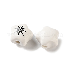 Perles de porcelaine à la main imprimés&nbsp;PR-CBA3F2D-05D