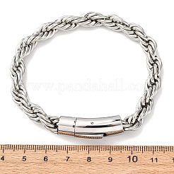 Bracelets à chaîne en acier inoxydable 304 pour hommes et femmes&nbsp;BJEW-C124-03A-P