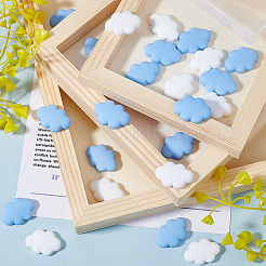 Кабошоны из смолы 40шт 2 цветов&nbsp;CRES-SC0003-05