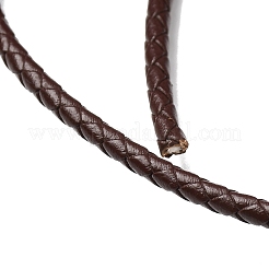 Cordon en cuir tressé avec âme&nbsp;WL-F009-B01-4mm-1