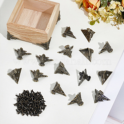 52 шт. ножки из старинного сплава из дерева&nbsp;FIND-NB0006-80