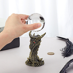 Держатели хрустальных шаров из смолы&nbsp;ODIS-WH0038-228B