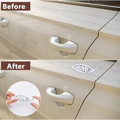 3 pegatinas autoadhesivas de aleación para coche.&nbsp;DIY-FH0007-02